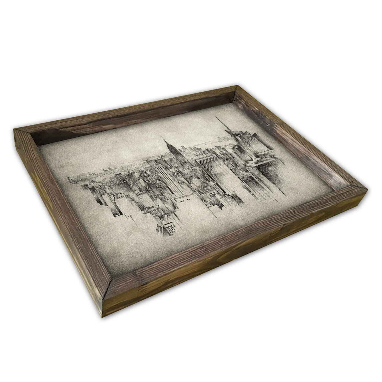 Tava pentru servire, AT-041, 30x40 cm, Multicolor - imagine 3
